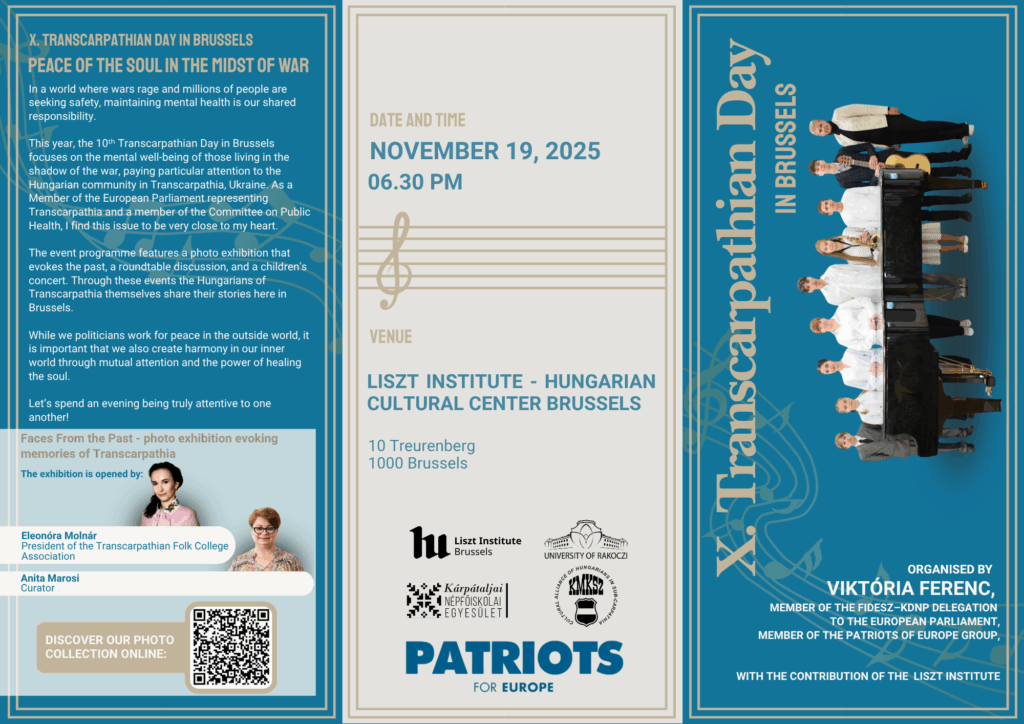 Transcarpathian Day in Brussels program booklet page #1