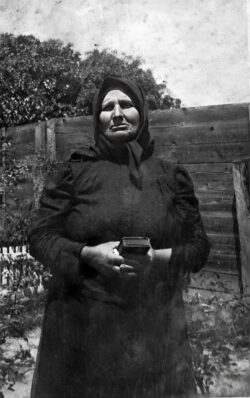 Praying woman